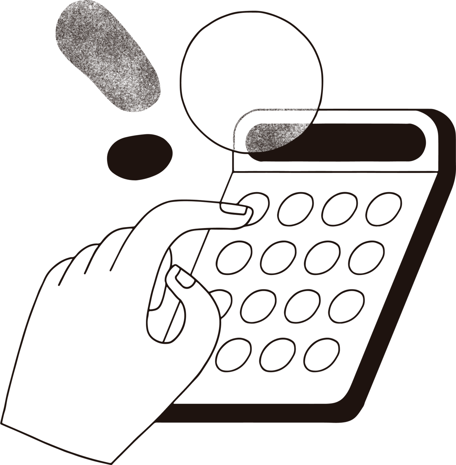Cost calculator illustration